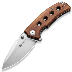 SENCUT Excalis Linerlock Guibourtia Wood Folding 9Cr18MoV Pocket Knife 230684