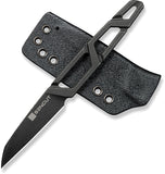 SENCUT Texo Black Stonewashed 9Cr18MoV Reverse Tanto Fixed Blade Knife 230951