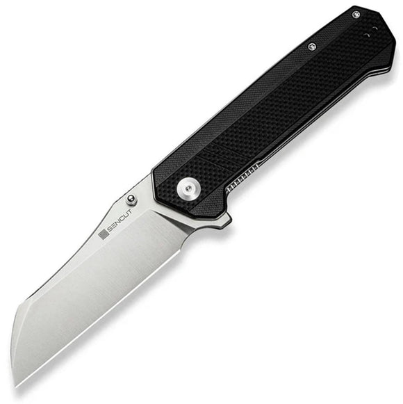 SENCUT Draxor Linerlock Black G10 Folding 9Cr18MoV Pocket Knife 240351