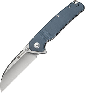 SENCUT Awassi Linerlock Blue G10 Folding 9Cr18MoV Pocket Knife 240652