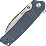 SENCUT Awassi Linerlock Blue G10 Folding 9Cr18MoV Pocket Knife 240652