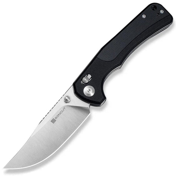 SENCUT Slybolt Crossbar Lock Black G10 Folding 9Cr18MoV Pocket Knife 250011