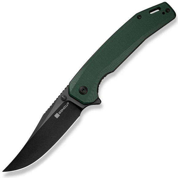 SENCUT Vornix Linerlock Teal Green G10 Folding 9Cr18MoV Pocket Knife 250381