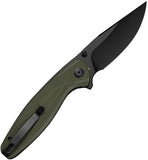 SENCUT Vyrce Linerlock OD Green G10 Folding D2 Steel Pocket Knife 251041