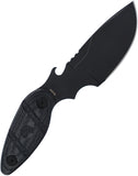 Sniper Bladeworks Skinner Black Micarta SUJ2 Steel Fixed Blade Knife 010