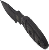 Sniper Bladeworks Skinner Black Micarta SUJ2 Steel Fixed Blade Knife 010