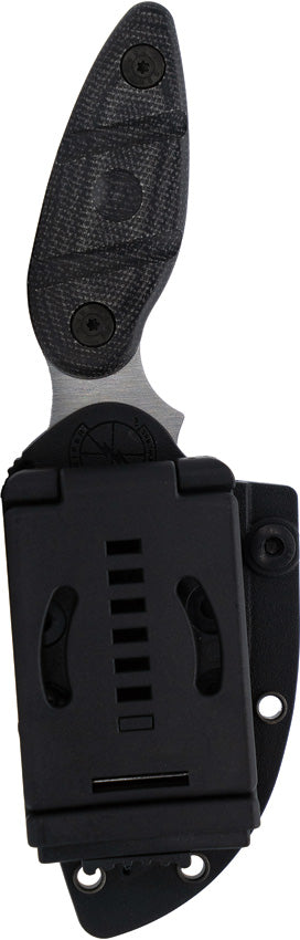 Sniper Bladeworks Skinner Black Micarta SUJ2 Steel Fixed Blade