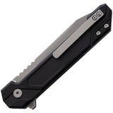 Sharps Bros. Meanstreak Linerlock Black G10 Folding D2 Steel Pocket Knife KF010