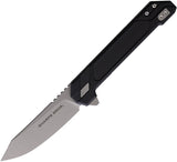 Sharps Bros. Meanstreak Linerlock Black G10 Folding D2 Steel Pocket Knife KF010