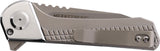 Sharps Bros. Meanstreak Button Lock Gray Titanium Folding S35VN Pocket Knife KF07