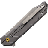 Sharps Bros. Meanstreak Framelock Gunmetal Titanium Folding S35VN Pocket Knife KF09