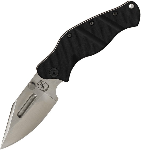 Sniper Bladeworks LPC Framelock Black G10 Folding S35VN Pocket Knife PCBLKSAT