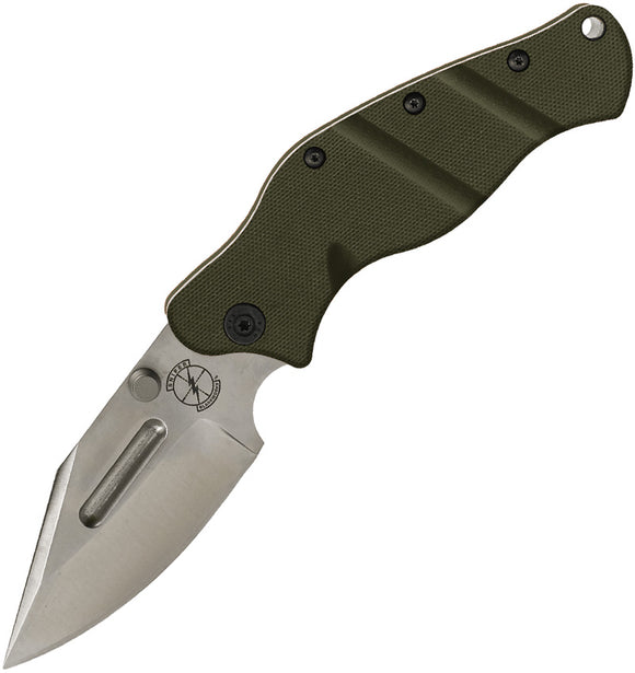 Sniper Bladeworks LPC Framelock OD Green G10 Folding S35VN Pocket Knife PCODGSAT