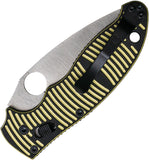 Spyderco Manix 2 Salt Ball Bearing Lock Yellow & Black G10 Folding MagnaCut Knife 101GBKYLMCP2