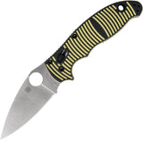 Spyderco Manix 2 Salt Ball Bearing Lock Yellow & Black G10 Folding MagnaCut Knife 101GBKYLMCP2