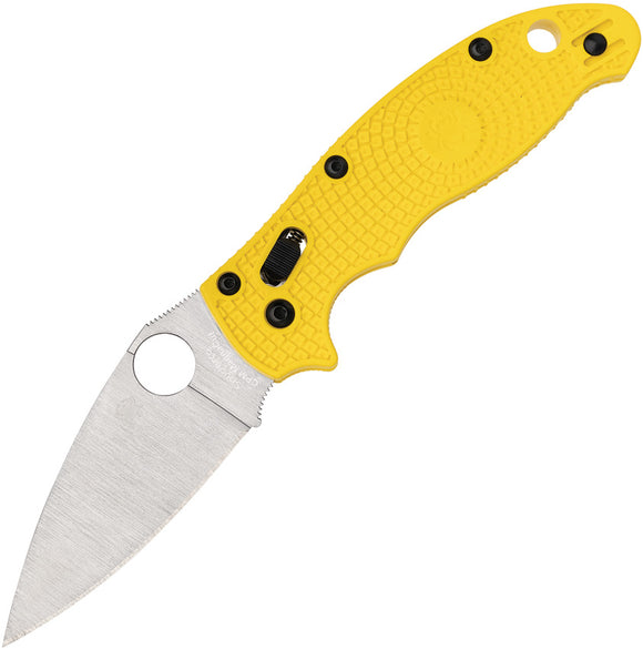 Spyderco Manix 2 Lightweight Salt Yellow FRN Folding CPM-MagnaCut Knife 101PYL2