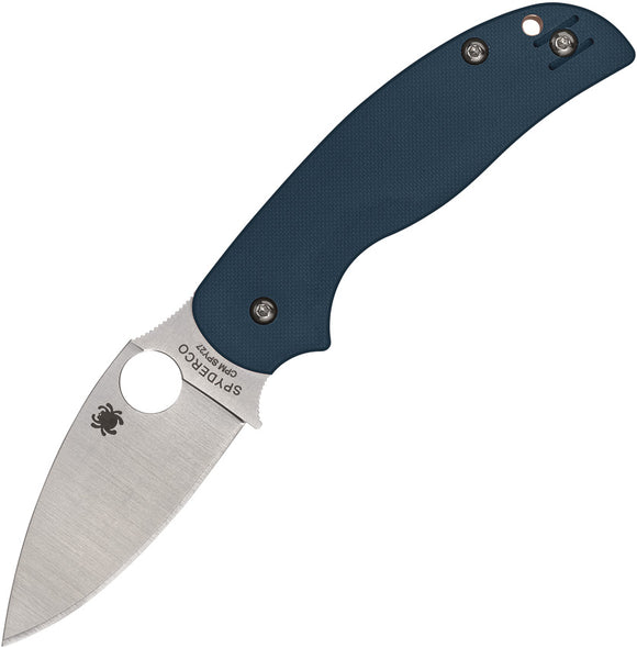 Spyderco Sage 5 Compression Lock Cobalt Blue G10 Folding CPM-SPY27 Knife 123GPCBL