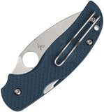 Spyderco Sage 5 Compression Lock Cobalt Blue FRN Folding CPM-SPY27 Knife 123PCBL