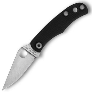 Spyderco Bug Slip Joint Black G10 Folding 12C27 Drop Pt Pocket Knife 133GBKP