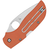 Spyderco Chaparral Lockback Burnt Orange G10 Folding CPM-REX 121 Pocket Knife 152GPBOR