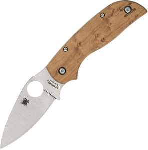 Spyderco Chaparral SLIPIT Slip Joint Maple Wood Folding CTS-XHP Pocket Knife 152NLWDP