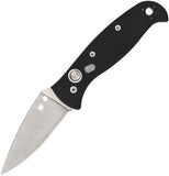 Spyderco Automatic Autonomy 2 Knife Button Lock Black G10 LC200N Blade 165GP2