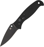 Spyderco Automatic Autonomy 2 Knife Button Lock Black G10 LC200N Blade 165GPBBK2