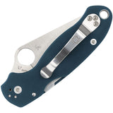 Spyderco Para 3 Compression Lock Cobalt Blue G10 Folding CPM-SPY27 Pocket Knife 223GPCBL