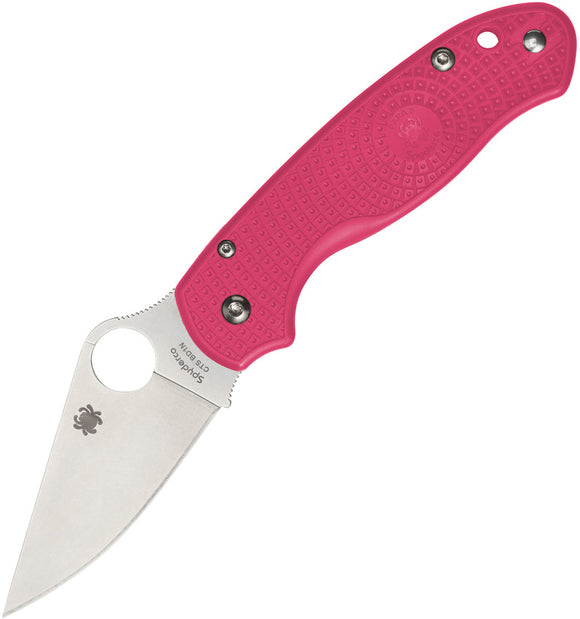 Spyderco Para 3 Compression Lock Pink FRN Folding Stainless Pocket Knife 223PPN