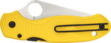 Spyderco Para 3 Lightweight Compression Lock Salt Yellow FRN Folding MagnaCut Pocket Knife 223PYL