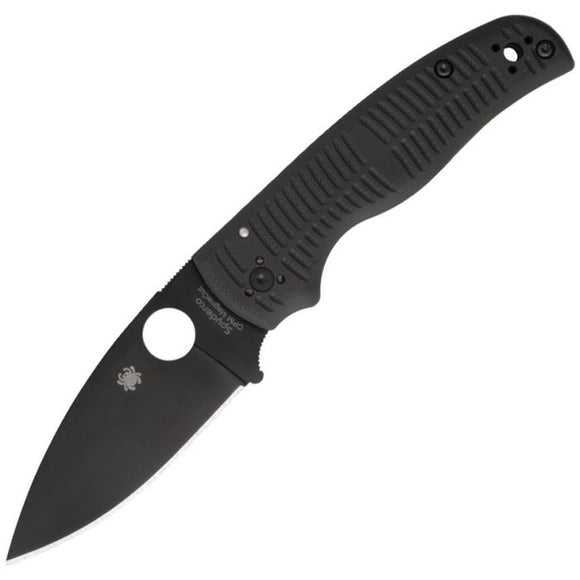 Spyderco Shaman Salt Compression Lock Black G10 Folding MagnaCut Knife 229GMCBKP