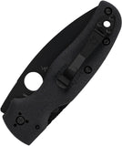 Spyderco Shaman Lightweight Compression Lock Blackout FRN Folding CTS-BD1N Knife 229PBBK