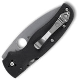 Spyderco Shaman Lightweight Compression Lock Black FRN Folding CTS-BD1N Knife 229PBK