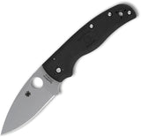 Spyderco Shaman Lightweight Compression Lock Black FRN Folding CTS-BD1N Knife 229PBK