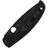 Spyderco Native Chief Lockback Black FRN Folding CTS-BD1N Serrated Knife 244SBBK