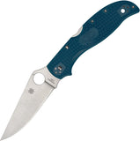 Spyderco Stretch 2 XL Lightweight Lockback Blue FRN Folding Bohler K390 Knife 258FPK390