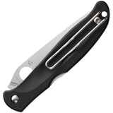 Spyderco Charisma Lightweight Lockback Black FRN Folding CTS-BD1N Pocket Knife 259PBK