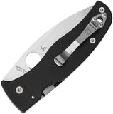 Spyderco Bodacious Compression Lock Black G10 Folding S30V Serrated Pocket Knife 263GS