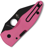 Spyderco MicroJimbo Compression Lock Sprint Run Pink G10 Folding CPM-S30V Knife 264GPNBKP