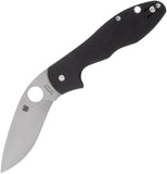 Spyderco Retract Linerlock Black G10 Folding 9Cr18MoV Pocket Knife 276GP