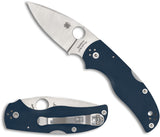 Spyderco Native 5 Lockback Cobalt Blue G10 Folding CPM-SPY27 Pocket Knife 41GPCBL5