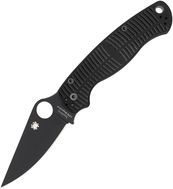 Spyderco Para Military 2 Salt Black G10 Folding MagnaCut Pocket Knife 81GMCBKP2