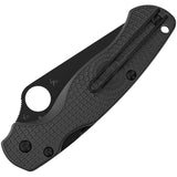 Spyderco Para Military 2 Lightweight Compression Lock Blackout FRN Folding CTS-BD1N Knife 81PBBK2
