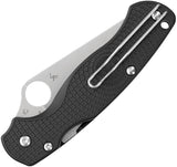 Spyderco Para Military 2 Lightweight Compression Lock Black FRN Folding CTS-BD1N Knife 81PBK2