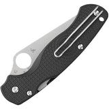Spyderco Para Military 2 Lightweight Compression Lock Black FRN Folding CTS-BD1N Serrated Knife 81SBK2