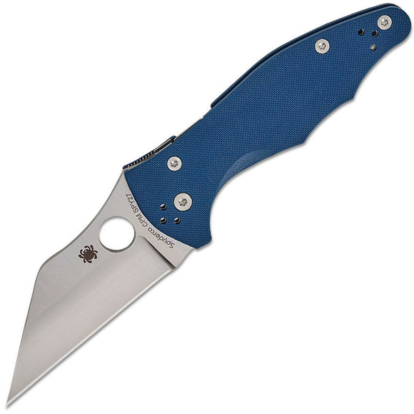 Spyderco Yojimbo 2 Compression Lock Cobalt Blue G10 Folding CPM-SPY27 Knife 85GPCBL2