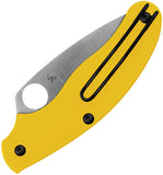 Spyderco UK Pen Slip Joint Yellow FRN Folding CPM-MagnaCut Pocket Knife 94PYL