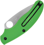 Spyderco UK Pen Salt SLIPIT Green FRN Folding LC200N Serrated Pocket Knife 94SGR