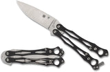 Spyderco SmallFly 2 Balisong Black G10 CPM-S30V Butterfly Knife B02GP2