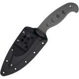 Spyderco Temperance Gray FRN CPM-CruWear Serrated Fixed Blade Knife FB05SGY